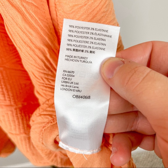 Free People Violet Mini Dress Grapefruit Medium M - Picture 8 of 11